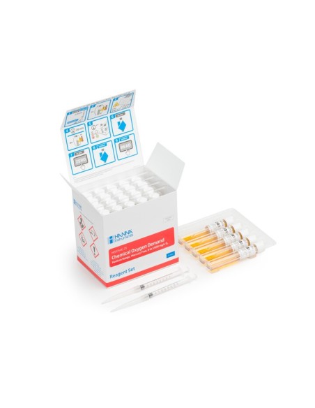 HI93754E-25 Odczynniki do ChZT, zakres średni, metoda bezrtęciowa HI93754E-25 Odczynniki do ChZT, zakres średni, metoda bezrtęciowa